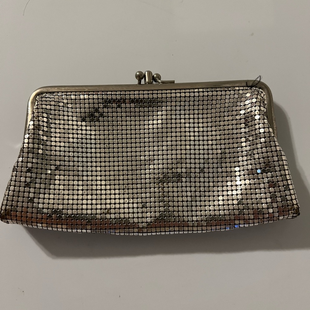 Whiting & Davis Silver Mesh Clutch Bag